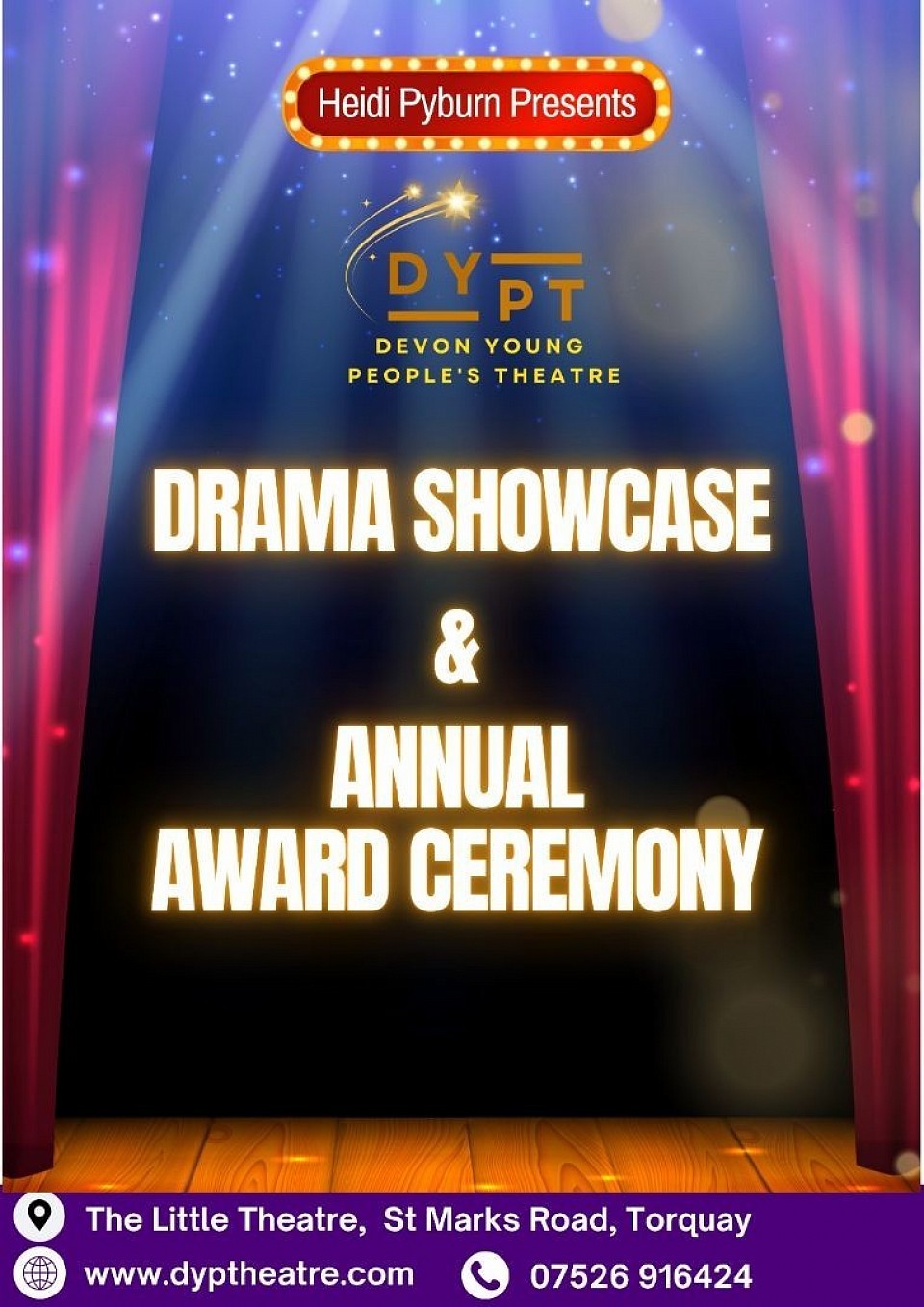 Drama showcase March 1st Kingskerswell Village Hall